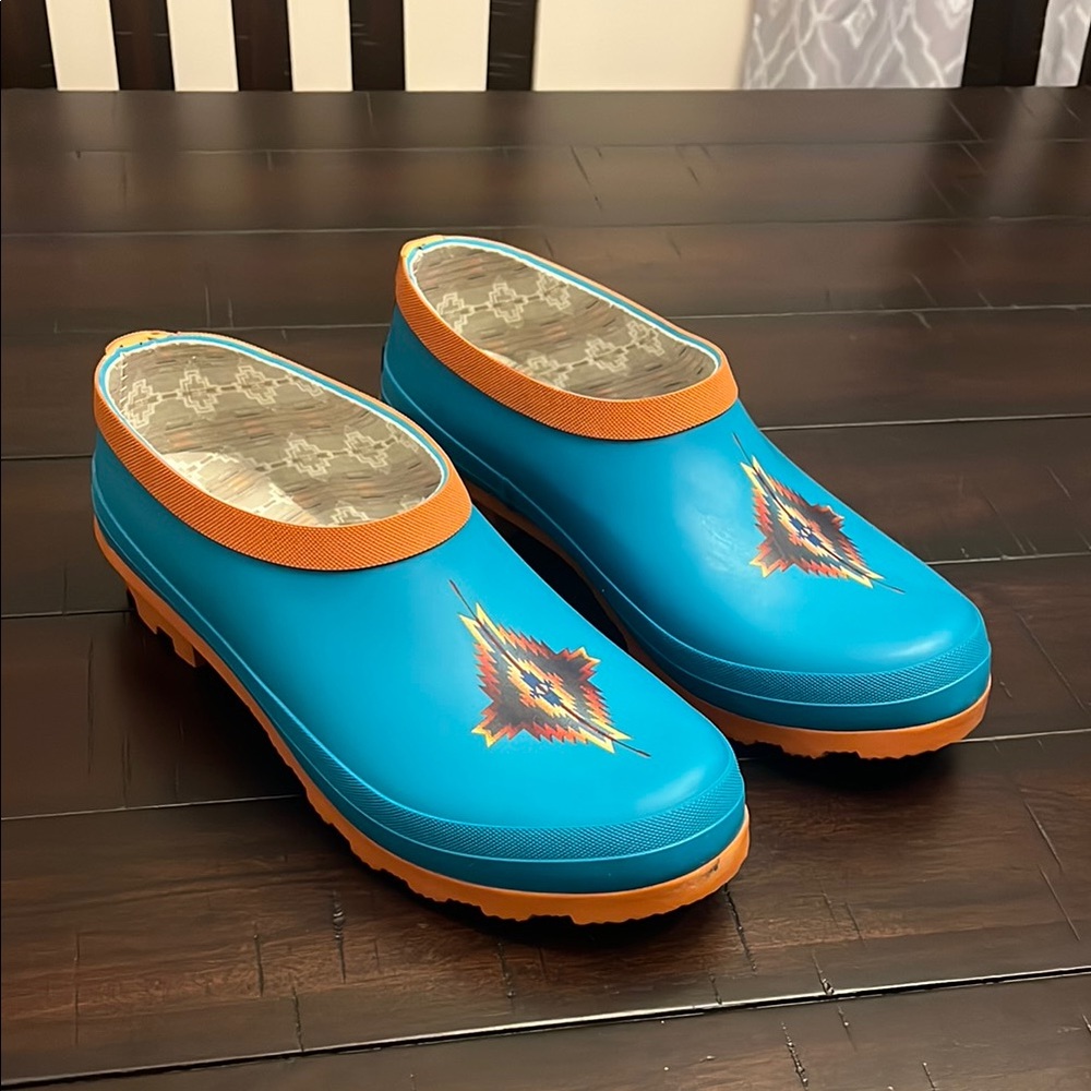Pendleton Pagosa Spring Clog Shoes Turquoise new Women’s Sizes